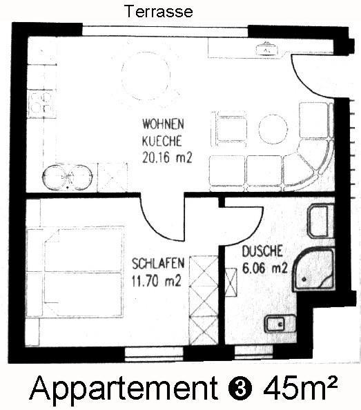 Apart Raetia Appartement Pfunds Kamer foto